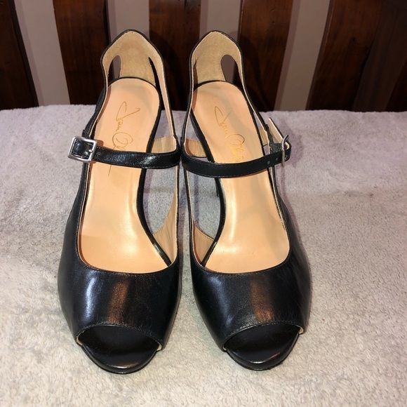 JOAN OLOFF Gigi Mary Jane High-Heel Sandals Sz 8.5 - Picture 3 of 12